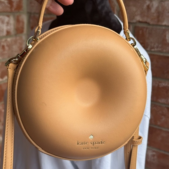 Kate Spade Novelty Bag Coffee Break 3D Donut Crossbody Pink Multi - Picture 5 of 14